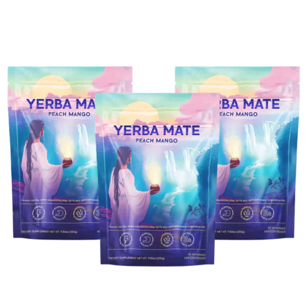BRAINISTA Yerba Magic - Natural Mate Tea Blend for Fast Fat Loss, Healthy Digestion & Immune Defense